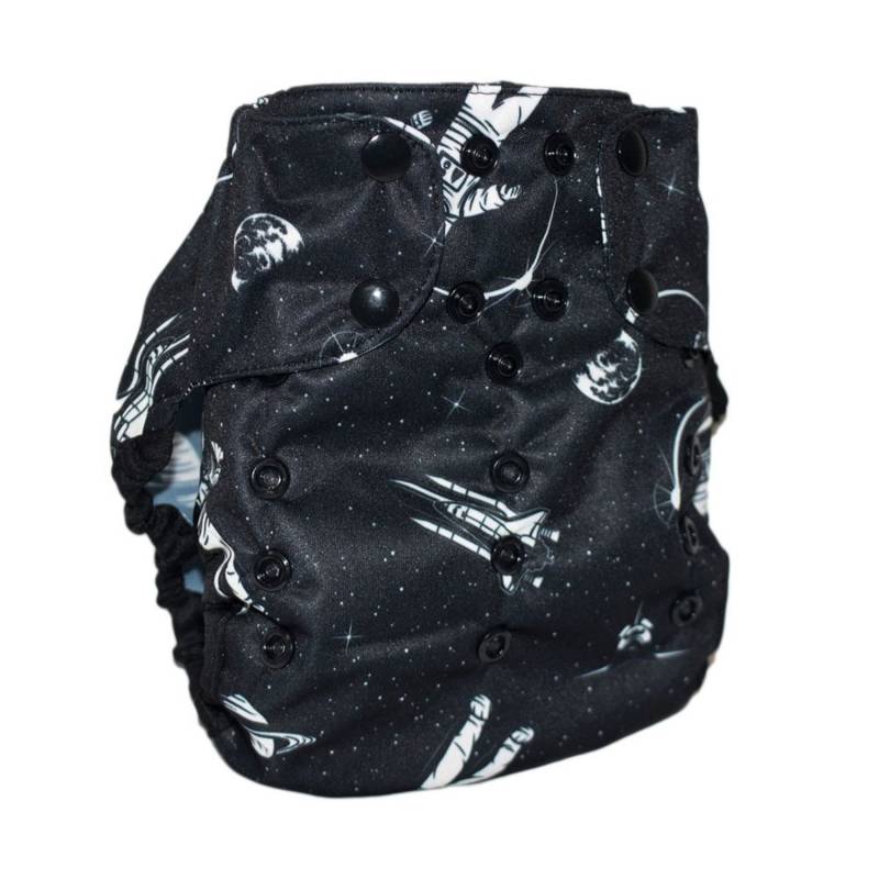 Smart Bottoms Too Smart 2.0 Überhose One Size - Space Race von Smart Bottoms