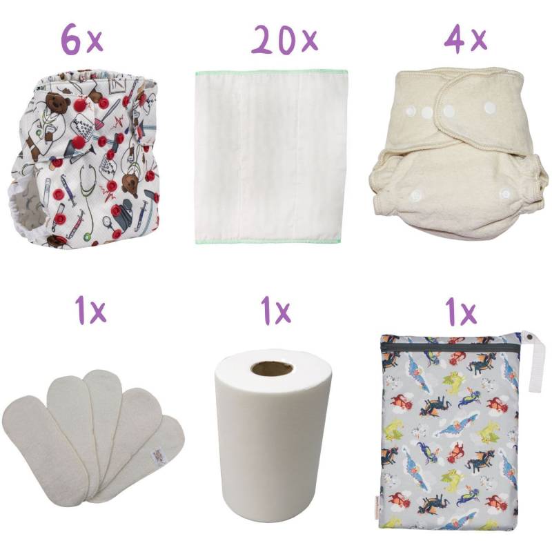 Smart Bottoms Too Smart 2.0 Überhose One Size Stoffwindel-Komplettpaket - Smart Bottoms Too Smart 2.0 Überhose One Size Stoffwindel-Komplettpaket - von Smart Bottoms