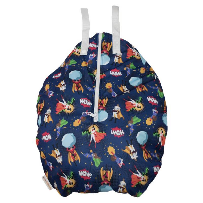 Smart Bottoms ovale Nasstasche (L) - Never Alone von Smart Bottoms