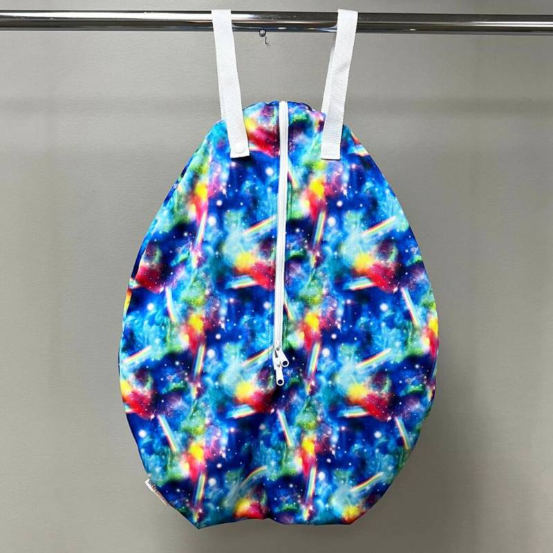 Smart Bottoms ovale Nasstasche (L) - Rainbow Galaxy von Smart Bottoms