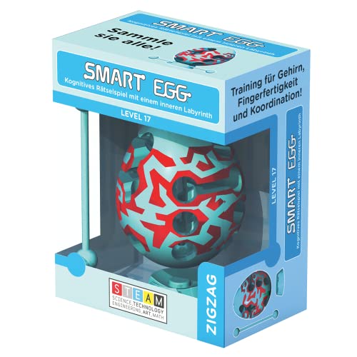 Smart Egg, Smart Egg 1-Layer ZigZag, Familienspiel, Rätselspiel, 1 Spieler, Ab 6+ Jahren, 10+ Minuten, Deutsch von Asmodee
