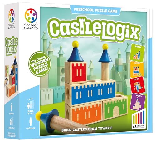 Smart Games - Castle Logix, Preschool Puzzle Game with 48 Challenges, 3+ Years Smart Games - Castle Logix, Preschool Puzzle Game with 48 Challenges, 3+ Years von SmartGames
