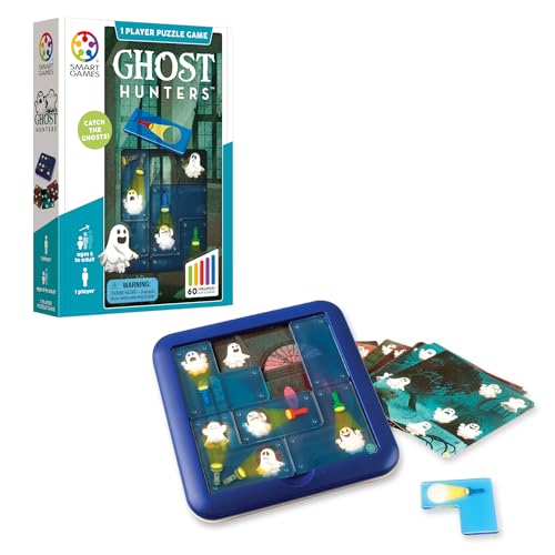 SmartGames SG433 - Ghost Hunters, Puzzle Game with 60 Challenges, 6+ Years von SmartGames