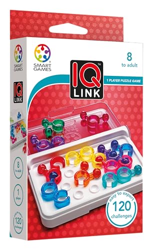 Smart Games - IQ Link, Puzzle Game with 120 Challenges, 8+ Years von SmartGames