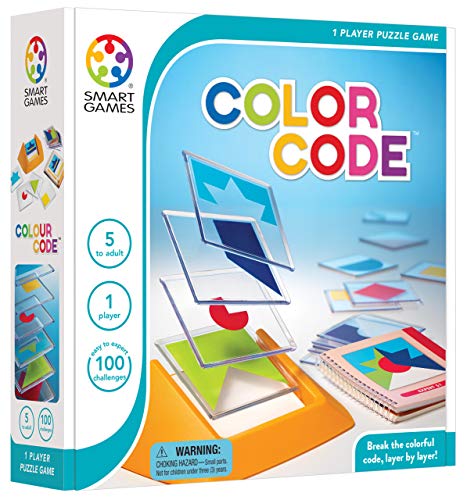 Smart Games - Colour Code, Puzzle Game with 100 Challenges, 5+ Years, Dimensions: 24 x 6,3 x 24 cm (LxWxH) von Smart Games