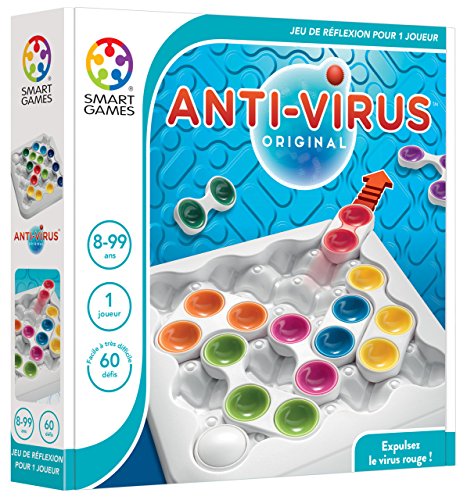 Smart Games SG 520 FR Denk- und Logikspiel, der Virus muss Raus, Anti-Virus von SmartGames