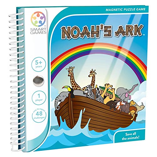 SmartGames SGT240 - Noah's Ark, Magnetic Puzzle Game with 48 Challenges, 5+ Years von SmartGames