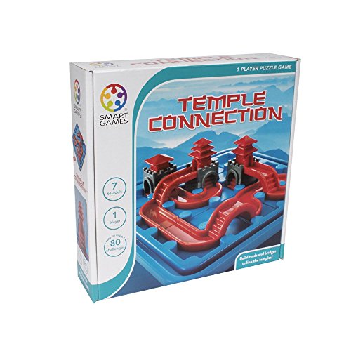 Games-SG283ES Smart Games-Temple Connection Dragon Edition, Lernspiel für Kinder, Brettspiele, Kinder, Smartgames, Puzzle für Kleinkinder (Ludilo SG283ES) von SmartGames