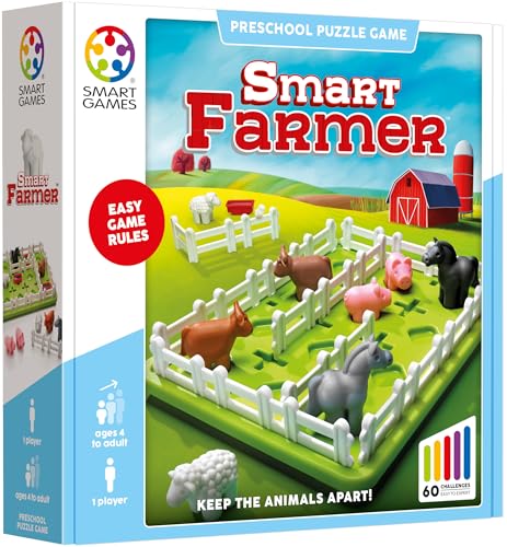 smart games - Smart Farmer, Puzzle Game with 60 Challenges, 4+ Years von SmartGames