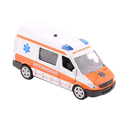 Smart-Planet Super Cars Ambulance Krankenwagen mit Licht Geräusch Spielzeug Auto für Kinder zum Spielen von Smart-Planet
