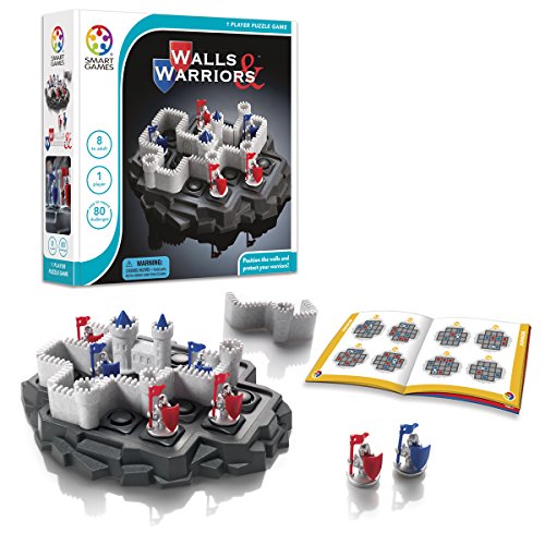 Smart Games - Walls & Warriors, Puzzle Game with 80 Challenges, 8+ Years von SmartGames