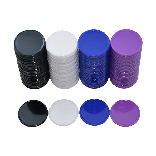 SmartDealsPro 100 Stück 25 mm/2,5 cm blickdichtem Kunststoff lernen Zählen Marken Poker Chips mit Aufbewahrungsbox, 4 colors-Black,White,Blue,Purple SmartDealsPro 100 Stück 25 mm/2,5 cm blickdichtem Kunststoff lernen Zählen Marken Poker Chips mit Aufbewahrungsbox, 4 colors-Black,White,Blue,Purple von SmartDealsPro