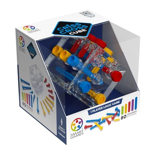 SmartGames Criss Cross Cube, Blau, Gelb, Rot von SmartGames