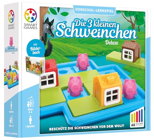 Smart Games SG 023 DE Die drei kleinen Schweinchen Deluxe Smart Games SG 023 DE Die drei kleinen Schweinchen Deluxe von SmartGames