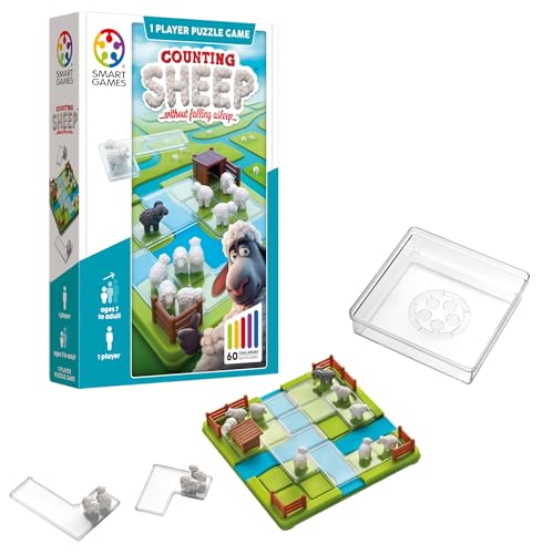 Smart Games – Schaf zählen – pädagogisches Denkspiel – Multi-Level-Logik und Denk-Herausforderung Spiel – 1 Spieler – Reisegröße – mehrsprachig – 1 Spieler – SG 452 Smart Games – Schaf zählen – pädagogisches Denkspiel – Multi-Level-Logik und Denk-Herausforderung Spiel – 1 Spieler – Reisegröße – mehrsprachig – 1 Spieler – SG 452 von SmartGames