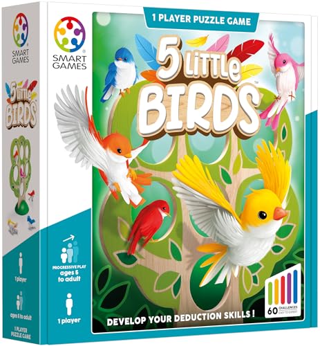 SmartGames - 5 Little Birds, Puzzle Game with 60 Challenges, Ages 5+ SmartGames - 5 Little Birds, Puzzle Game with 60 Challenges, Ages 5+ von SmartGames
