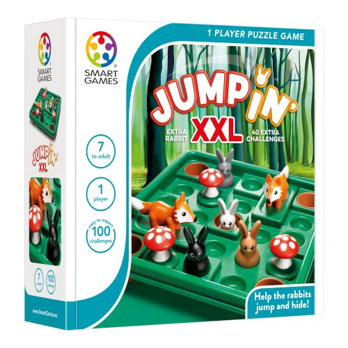 SmartGames - Jump In XXL, Extra Large Puzzle Game with 100 Challenges, 7+ Years von SmartGames