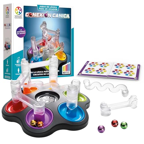 SmartGames - Murmelverbindung | Kinderpuzzle und Erwachsenen-Puzzle mit 80 Herausforderungen und 6 Murmeln | Spiele für Kinder ab 8 Jahren oder älter | Lernspiele in Solitär SmartGames - Murmelverbindung | Kinderpuzzle und Erwachsenen-Puzzle mit 80 Herausforderungen und 6 Murmeln | Spiele für Kinder ab 8 Jahren oder älter | Lernspiele in Solitär von SmartGames