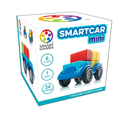 smart games - SmartCar Mini, Puzzle Game with 24 Challenges, 6+ Years von SmartGames