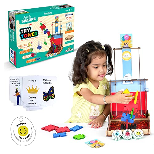 Smartivity EQ Bauset für Kinder von 4 bis 8 Jahren, ideal für frühes soziales und emotionales Entwicklungsspielzeug für Jungen und Mädchen im Alter von 4–5–6–7 Jahren, Lernspiel, hergestellt von IIT von Smartivity