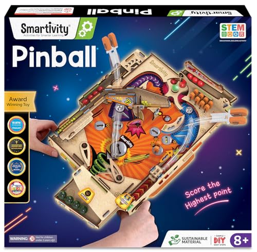 Smartivity Flipperautomat zum Selberbauen für 8- bis 99-Jährige, Geburtstagsgeschenkideen für Kinder und Erwachsene, Mint-Spielzeug für Jungen und Mädchen, lustiges Familien- und Partyspiel Smartivity Flipperautomat zum Selberbauen für 8- bis 99-Jährige, Geburtstagsgeschenkideen für Kinder und Erwachsene, Mint-Spielzeug für Jungen und Mädchen, lustiges Familien- und Partyspiel von Smartivity