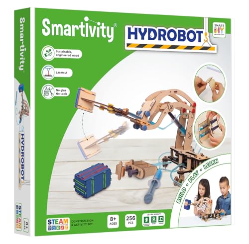 Smartivity Hydrobot - Pump it Move it Hydraulic Crane Eco-Friendly Construction Set von Smartivity