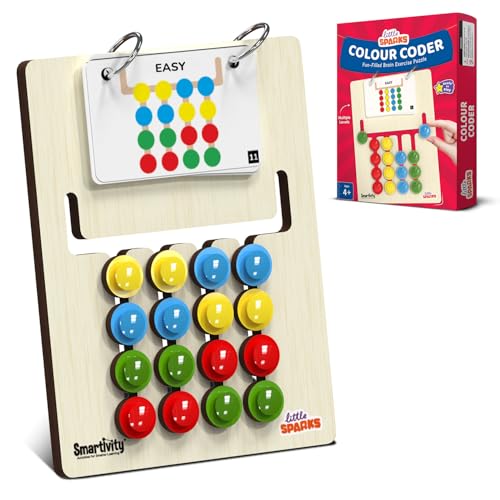 Smartivity Montessori-Schiebepuzzle für Kinder I Lernspielzeug zum Zuordnen von Farben und Mustern Jahren I Vorschule für von 4, 5, 6, 7, 8 Jahren I Reisefreundlich von Smartivity