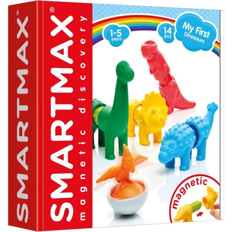 Magnet-Spielzeug MY FIRST DINOS 14-teilig von Smartmax SMARTMAX