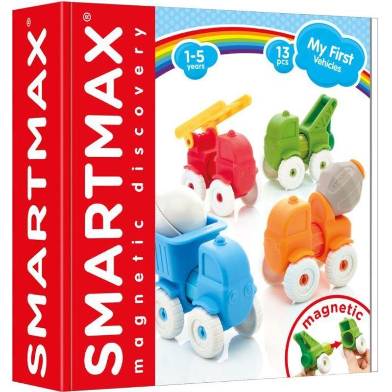 Magnet-Spielzeug MY FIRST VEHICLES 13-teilig von Smartmax