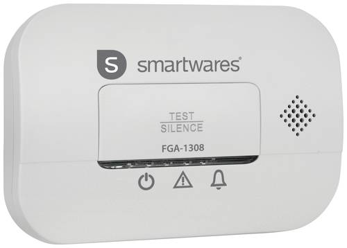 Smartwares FGA-13081 Kohlenmonoxid-Melder batteriebetrieben detektiert Kohlenmonoxid von Smartwares