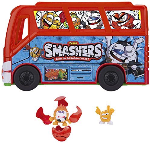 Smashers - Fußball Bus mit 2 Figuren, Football (Famosa 700014384) von ZURU SMASHERS