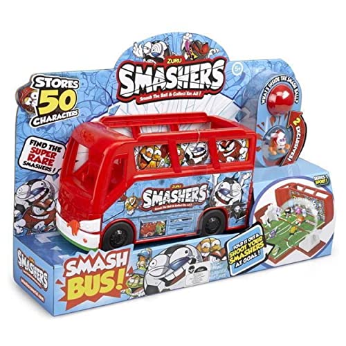 Smashers - Fußball Bus mit 2 Figuren, Football (Famosa 700014384) von ZURU SMASHERS