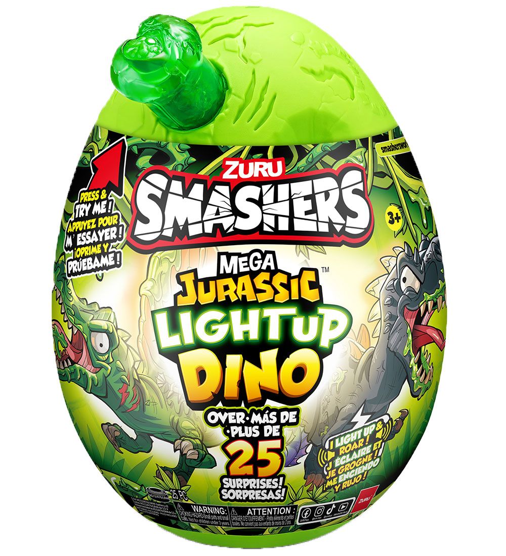 Smashers - Mega Jurassic Light Up Dino Egg - Smashers - One Size - Dinosaurier Smashers - Mega Jurassic Light Up Dino Egg - Smashers - One Size - Dinosaurier von Smashers