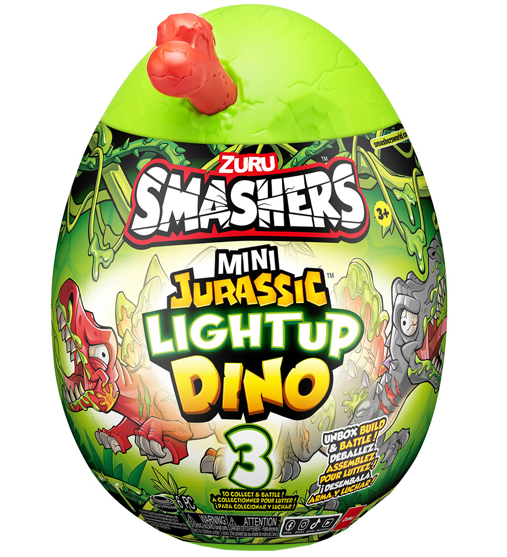 Smashers - Mini Jurassic Light Up Dino Egg - Smashers - One Size - Dinosaurier Smashers - Mini Jurassic Light Up Dino Egg - Smashers - One Size - Dinosaurier von Smashers