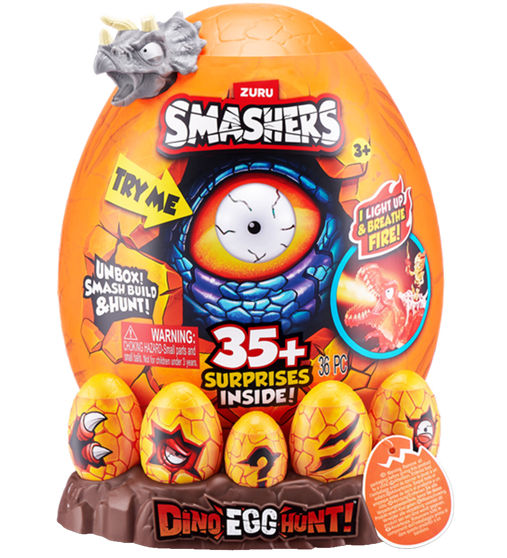 Smashers Spielzeug - Dino Eiersuche - 35+ Überraschungen - Smashers - One Size - Dinosaurier Smashers Spielzeug - Dino Eiersuche - 35+ Überraschungen - Smashers - One Size - Dinosaurier von Smashers