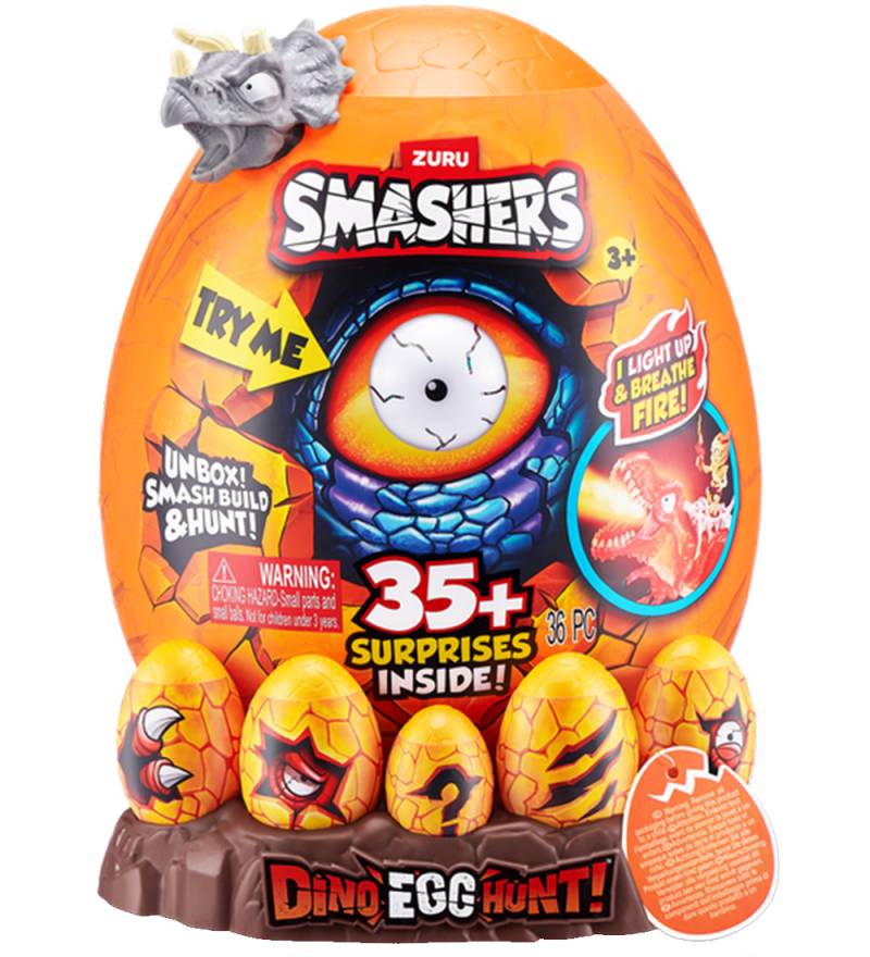 Smashers Spielzeug - Dino Eiersuche - 35+ Überraschungen - Smashers - One Size - Dinosaurier Smashers Spielzeug - Dino Eiersuche - 35+ Überraschungen - Smashers - One Size - Dinosaurier von Smashers