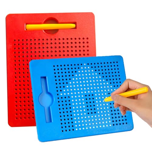 Magnetische Zeichenbretter,Smavles 2Pcs Zaubertafel,Magnetisches Zeichenbrett aus Stahlkugel,Pädagogische Zeichentablett,Magnet Spiel mit Kugeln und Magnetischem Stift für Kinder Schul Familie Rot,Blu Magnetische Zeichenbretter,Smavles 2Pcs Zaubertafel,Magnetisches Zeichenbrett aus Stahlkugel,Pädagogische Zeichentablett,Magnet Spiel mit Kugeln und Magnetischem Stift für Kinder Schul Familie Rot,Blu von Smavles