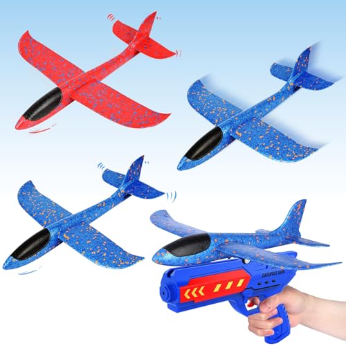Flugzeug Spielzeug, Wurfgleiter Styroporflieger Katapult Pistole Kinderspielzeug, Flugzeug Styropor Wurfgleiter, Geschenke für Kinder Jungen Mädchen ab 3 4 5 6 7 8 9 10 Jahre Flugzeug Spielzeug, Wurfgleiter Styroporflieger Katapult Pistole Kinderspielzeug, Flugzeug Styropor Wurfgleiter, Geschenke für Kinder Jungen Mädchen ab 3 4 5 6 7 8 9 10 Jahre von Smdbzda
