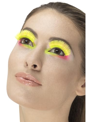80s Party Eyelashes von Smiffys