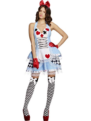 Alice im Wunderland Kost�m 2-teilig M�rchen Kleid Damen Gr M von Smiffys