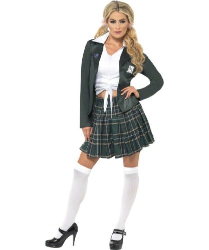 Preppy Schoolgirl Costume (M) von Smiffys