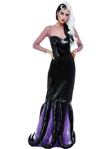 Evil Sea Witch Costume, Black, Dress, (M) von Smiffys