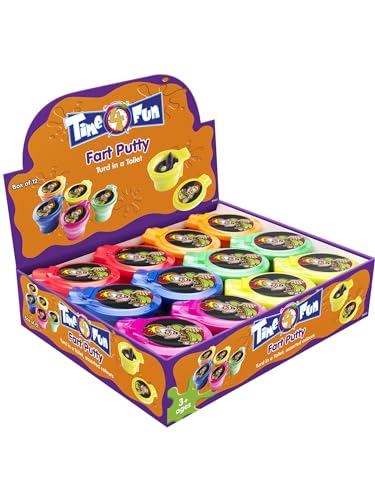 Fart Putty, Assorted Colours, Turd in a Toilet, 12 von Smiffys
