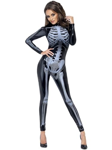 Fever Miss Whiplash Skeleton Costume (M) von Smiffys