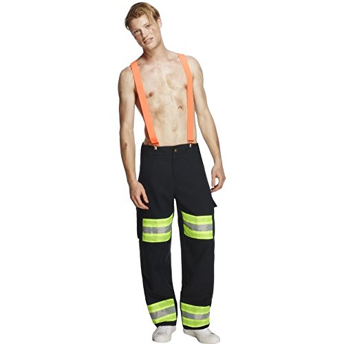 Fever Male Firefighter Costume (M) von Smiffys