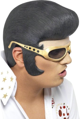 Generique - Elvis- Halbmaske für Erwachsene Generique - Elvis- Halbmaske für Erwachsene von Smiffys