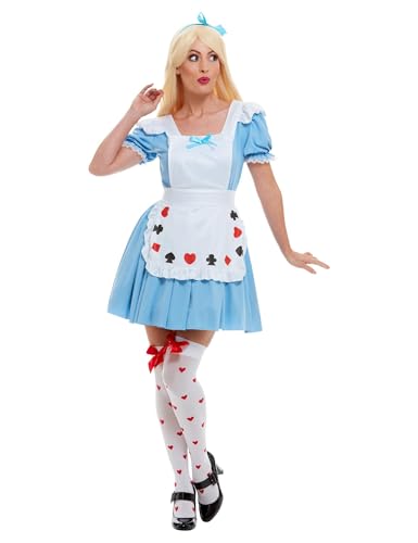 Generique - Kartenspiel Dirndl Damenkostüm Märchen blau-Weiss - L Generique - Kartenspiel Dirndl Damenkostüm Märchen blau-Weiss - L von Smiffys