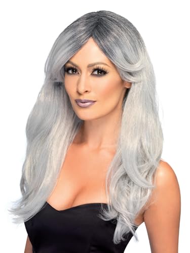 Smiffys Perücke Gespenstischer Glamour, Grau von Smiffys