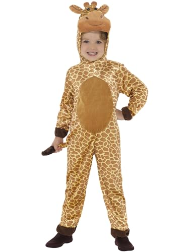 Smiffys Giraffen Kostüm, Braun, mit Overall mit Kapuze und Schwanz Smiffys Giraffen Kostüm, Braun, mit Overall mit Kapuze und Schwanz von Smiffys
