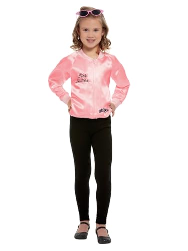 Grease Kids Pink Ladies Jacket, Pink, with Logo, TODDLER von Smiffys